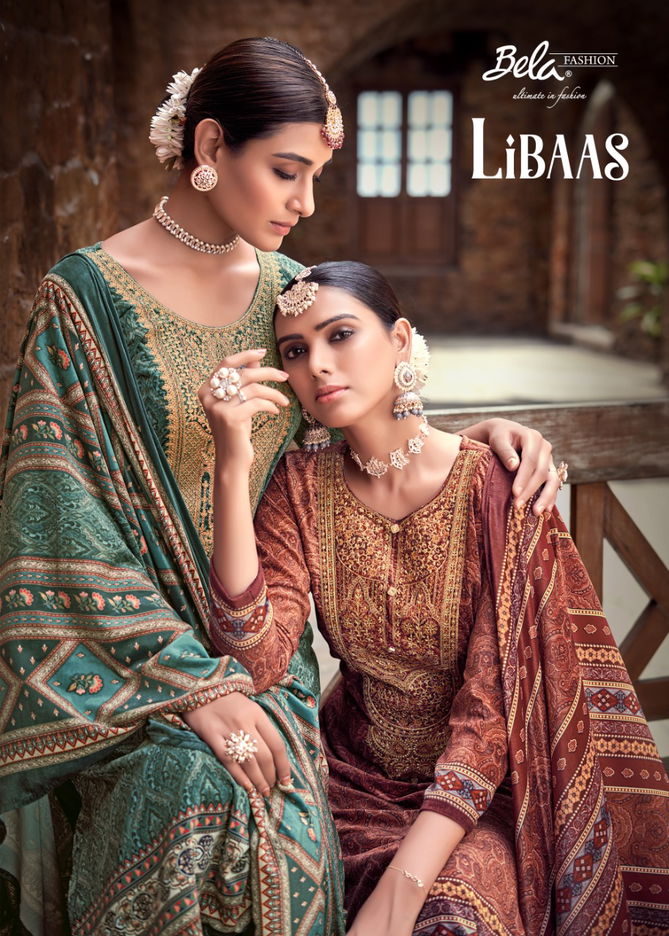  Bela Libaas Heavy Designer Wear Wholesale Printed Salwar Suits Catalog